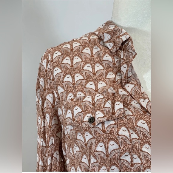 Next Foxes Blouse Women- Size 2us - Picture 3 of 3